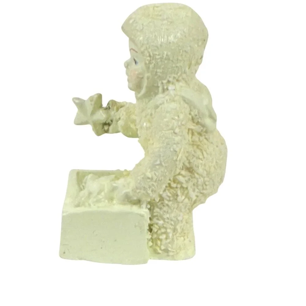 Snowbabies Dept 56 Helpful Friends Pewter Miniature Set of 4 7608-2 Hand Painted